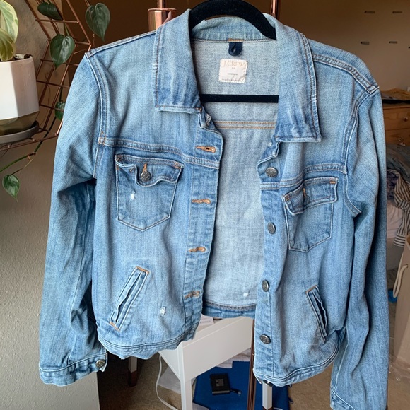 j crew factory jean jacket